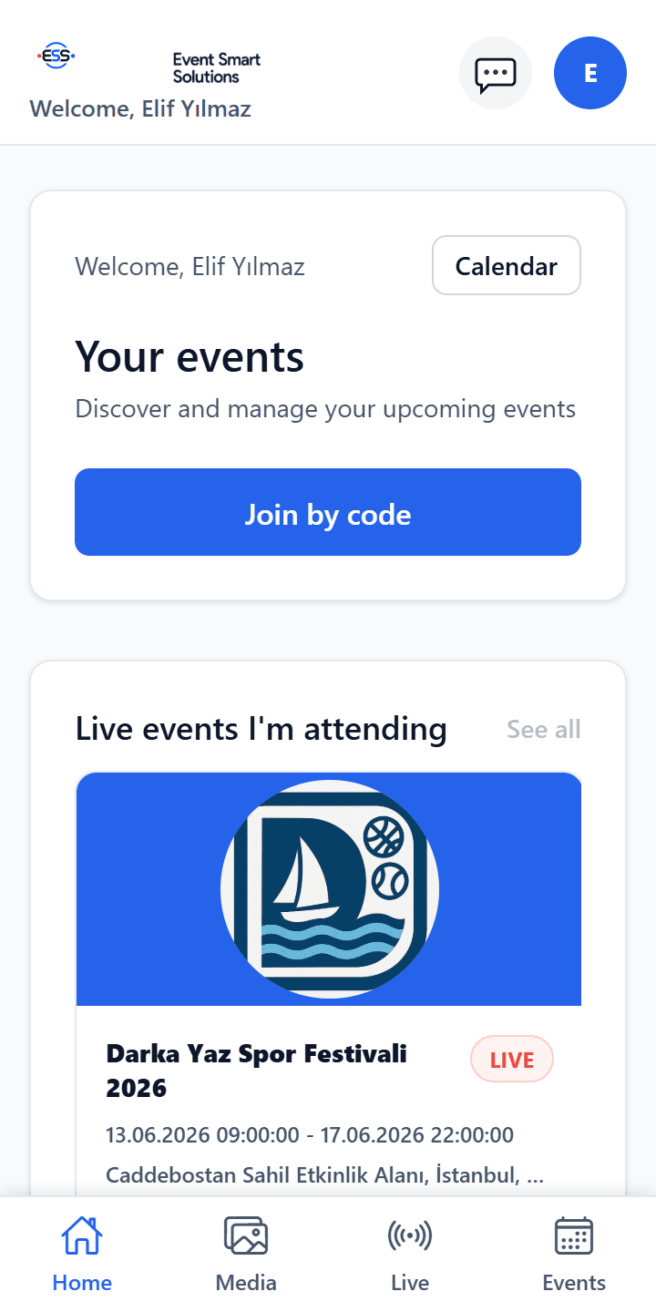 Participant Event App